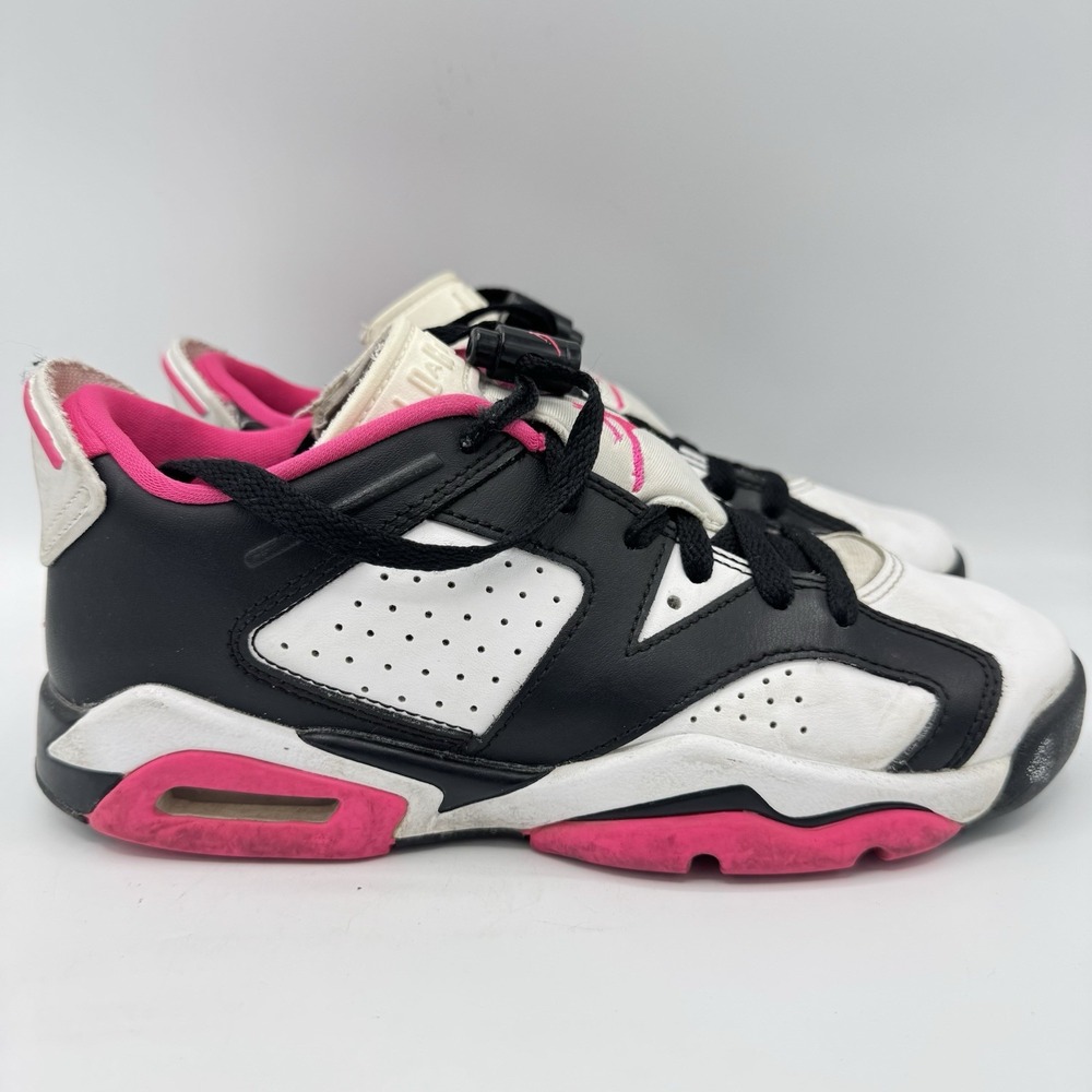Jordan Air Jordan 6 Retro Low GS Sneakers Black/Pink/White Kids 4Y 768878-061